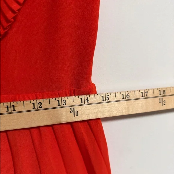 Zara Vibrant Red Maxi Dress - Picture 11 of 16